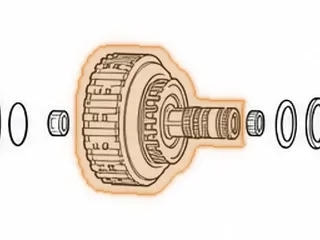 Drum, ZF6HP19/19X/21 Direct Clutch (B)(7”Tall)(30 Teeth Steels)(2 Rings & 2 Bushings) 2004-Up — Part # 209555A