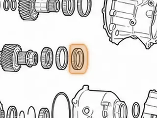 Seal, ZF6HP19X Drive Gear (Rear)(2.485”OD)(Back To Back)(.590”Thick Snapped Together) 2004-Up — Part # 209081C