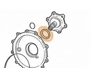 Seal, ZF6HP19X Axle (Pass. Side)(2.375”OD)(1.530”ID)(Cast # 0734 319 645) 2004-Up — Part # 209076C