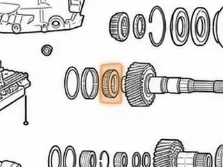 Bearing, ZF6HP19X Driven Gear To Case (Tapered)(1.375”ID)(19 Rollers) 2004-Up — Part # 209283C