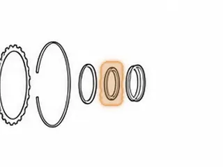 Bearing W/Race, ZF6HP19/19X/21 Center Support To Rear Planet (2.415”OD)(.137”/.264”Thick) 2004-Up — Part # 209225A