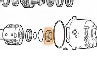 Ball Bearing, ZF6HP19X Flange To Extension Housing (11 Balls)(2.440”OD)(.550”Thick) (Cast # SKF 6007/C3) 2004-Up — Part # 209299C
