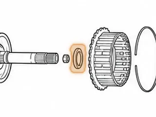 Bearing W/Race, ZF6HP19/19X/21 Forward Hub To Direct Drum (2.155”OD)(1.440”ID) 2004-Up — Part # 209235A