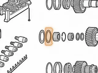 Roller Bearing, ZF6HP19X Inside Transfer Gear (.540”OD)(Cast # INA HK1012) 2004-Up — Part # 209298CB