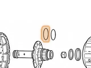Ring, ZF6HP19/19X/21 Stator To Forward Drum (2.215”OD)(Metal)(.098”Thick)(Lock Tabs) 2004-Up — Part # 209181B