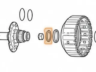 Shim, ZF6HP19/19X/21 Stator To Forward Sun Gear (.100”Thick)(1.930”OD)(1.600”ID) 2004-Up — Part # 49211AA