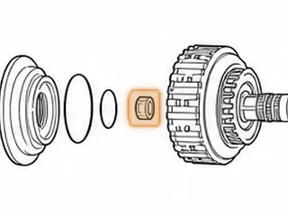Bushing, ZF6HP19/19X/21 Direct Clutch Drum (Front)(1.519”OD)(Brass) 2004-Up — Part # 209046A