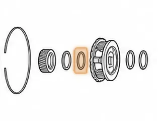 Race, ZF6HP19/19X/21 Bearing To Planet (2.035”OD)(.030”/.142”Thick) 2004-Up — Part # 209241A