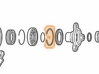 C-Clip, ZF6HP19X Holds Driven Axle Flange To Bearing (.075”Thick)(1.405”OD) 2004-Up — Part # 209895C
