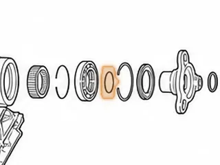 Shim, ZF6HP19/21 Ball Bearing To Yoke (1.735”OD)(.039”Thick) 2004-Up — Part # 209273A