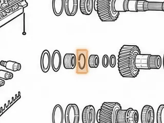 Snap Ring, ZF6HP19X Holds Transfer Gear In (1.725”OD)(.057”Thick)(.088”Wide) 2004-Up — Part # 209886C