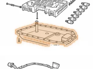 Pan W/Filter, ZF6HP19/21 (BMW)(Plastic)(With Gasket) (24 Bolt) 2004-Up — Part # 209765A