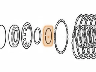 Snap Ring, ZF6HP19/19X/21 Holds Low/Reverse Piston To Center Support (2.365”OD) (.076”Thick) 2004-Up — Part # 209893A