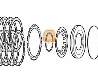 Clips, ZF6HP19/19X/21 Intermediate Clutch Pistons (3.165”Long) 2004-Up — Part # 209874A