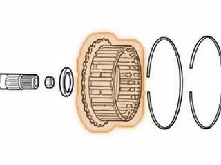 Hub, ZF6HP19/19X/21 Direct Clutch Hub (2.225”Tall)(30 Clutch Teeth)(5.607”ID) 2004-Up — Part # 209575A