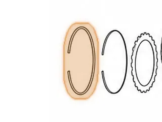 Snap Ring, ZF6HP19/19X/21 Center Support To Case (7”OD)(.172”Thick)(Beveled) 2004-Up — Part # 209883A