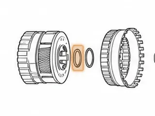 Bearing W/Races, 6R60 Rear Planet To Output Shaft (.197” Thick) 2.455”OD (1.626”ID) 2006-Up — Part # 49217C