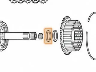 Race, ZF6HP26 (Ford) Forward Clutch Hub To Direct Drum (2.212”OD) (1.445”ID) 2005-Up — Part # 49235A