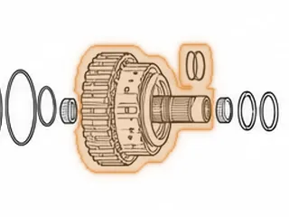 Drum, ZF6HP26 (Ford)/6R60 Direct Clutch (B) Stamped Steel (7 5/8” Tall) Uses 30 Teeth Direct Steels 2005-Up — Part # 49555A