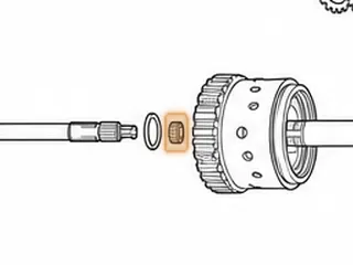 Bushing, ZF6HP26 (Ford)/6R60 Forward Clutch Hub (Bronze) (.965”ID) 2005-Up — Part # 49049A
