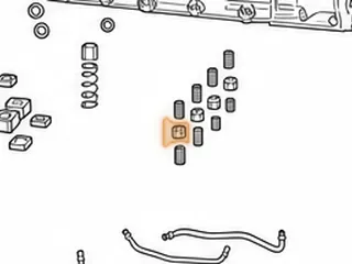 Oil Sleeve, ZF6HP26 (Ford) Valve Body To Center Support (Aluminum)(Between The Rubber Seals) 2005-Up — Part # 49484A