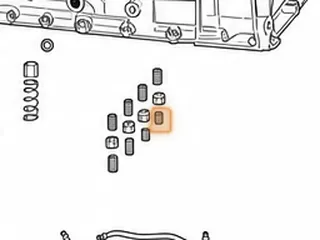 Seal, ZF6HP26 (Ford) Rubber Feed Tubes Valve Body To Center Support (Short Ones) 2005-Up — Part # 49386A