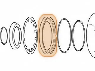 Piston, ZF6HP26 (Ford) Intermediate Clutch (Aluminum) .686” Thick (7 3/8”OD)(5.645”ID) (Cast # 1068475016) 2005-Up — Part # 49962A