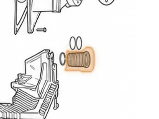 Connector, 6R60 Case (Plastic, Pass Through) (Cast # 6L2P-7H585-AA) 2006-Up — Part # 49444C