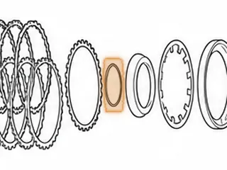 Snap Ring, ZF6HP26 (Ford)/6R60 Holds Intermediate Clutch Piston Retainer In Center Support (.076” Thick) (3.675”OD)… — Part # 49874A