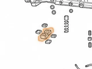 Oil Sleeve, 6R60 Valve Body To Pump (Plastic, Dual Squares)(Cast # 6L2P-7F401-CA) 2006-Up — Part # 49698C