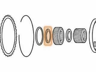 Bearing W/Races, 6L45/6L50 2-6 & Low/Reverse Support To Front Output Planet Sun Gear (.141”Thick, 2.520”OD, 1.740”ID)… — Part # 45226B