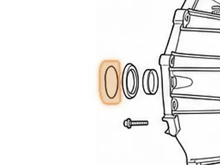 Snap Ring, 6L45/6L50/6L80/6L90 Holds Front Seal To Bell Housing (.060”Thick, 3.180”OD) 2006-Up — Part # 45898B