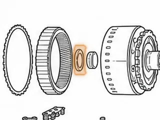 Bearing W/Races, 6L45/6L50 Output Planet To Output Shaft (.197”Thick)(2.220”OD)(1.265”ID) 2007-Up — Part # 45251B