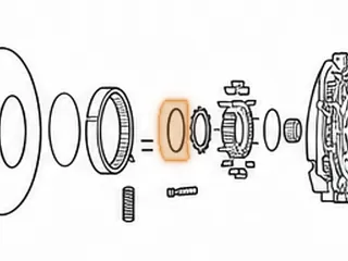 Ring, 6L45/6L50/6L80/6L90 Pump Vane (.102”Thick, 2.625”OD, 2.355”ID) 2006-Up — Part # 45538B