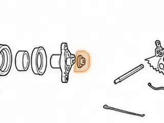 Nut, 6L45/6L50 Yoke To Output Shaft (30mm) 2007-Up — Part # 45798B
