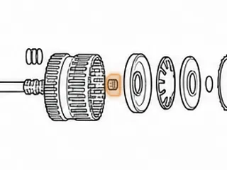 Bushing, 6L45/6L50/6L80/6L90 4-5-6 Clutch Drum (Rear) (.690”ID) (Babbit) 2006-Up — Part # 45048B