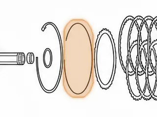 Snap Ring, 6L45/6L50 Holds 2-6 Clutch Pressure Plate In 2-6 & Low/Reverse Support (.094”Thick)(7 7/8”OD) 2007-Up — Part # 45861B