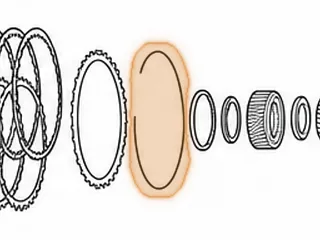 Snap Ring, 6L45/6L50 Holds Low/Reverse Clutch Pressure Plate In Support (.108”Thick) (7 3/8”OD) 2007-Up — Part # 45885B