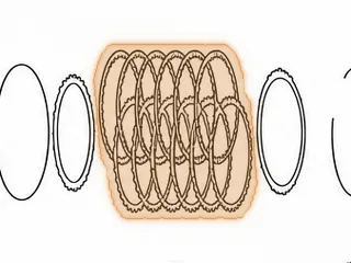 Friction, 6L50 2-6 Clutch (.098”) (36 Internal Teeth) (7 1/4”OD) (1 Sided Friction) 2007-Up — Part # 45100B