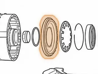 Piston, 6L45/6L50 Low/Reverse Clutch (.605”Thick, 7”OD, 4 5/8”ID) (Bonded) (8 Notches) 2007-Up — Part # 45967B