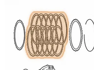 Friction, 6L50 Low/Reverse Clutch (.064”)(54 Teeth)(7”OD)(.360”Wide Friction Lining) 2007-Up — Part # 45114B