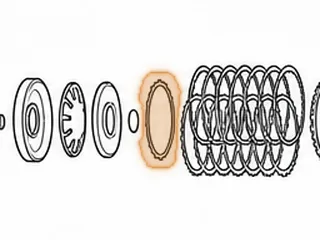 Steel, 6L80/6L90 4-5-6 Clutch (.063”)(12 Teeth) (4.250”ID) (Wavy) 2006-Up — Part # 45129C