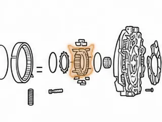 Rotor, 6L45/6L50/6L80/6L90 Pump (13 Vane)(.708”Thick, 3.415”OD, 1.832”ID) 2006-Up — Part # 45532B