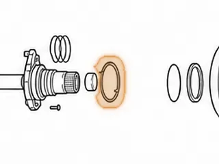 Washer, 6L45/6L50/6L80/6L90 Stator To 1-2-3-4 & 3-5 Reverse Clutch Drum (.060”Thick) (3.855”OD)(3.270”ID)… — Part # 45211B