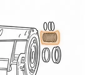 Case Connector, 6L50/6L80/6L90 (Black Plastic)(1.920” Long)(Uses 3 O-Rings) 2006-Up — Part # 45444B