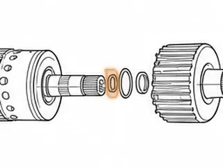 Bushing, 6R140 Direct Clutch Hub (Front & Rear)(.605”Wide)(1.857”ID)(Babbit) 2011-Up — Part # 236046A