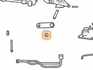 Nut, 6R140 Manual Lever (15mm) 2011-Up — Part # 236797A