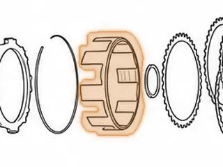 Apply Ring, 6R140 Direct Clutch (8 Legs)(2.400”Thick)(8 3/8”OD) 2011-Up — Part # 236548A