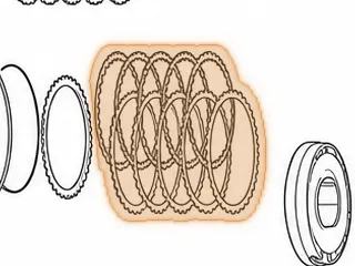 Friction, 6R140 Intermediate Clutch (.086”)(32 Teeth)(8 1/2”OD)(72 Slots) 2011-13 — Part # 236104A