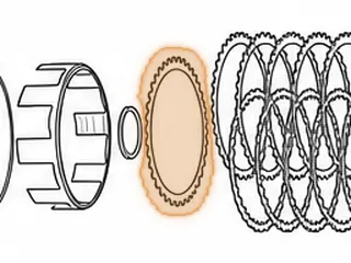 Steel, 6R140 Direct Clutch (.029”) (40 Teeth)(7 3/8”ID)(Waved) 2011-Up (Also Fits 6R140 Intermediate Clutch # 125) — Part # 236127A